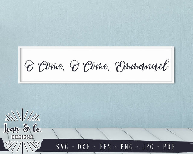 O Come, O Come, Emmanuel SVG Files | Christmas | Holidays | Winter SVG (855957781) SVG Ivan & Co. Designs 