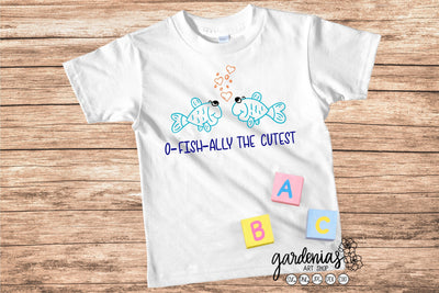 O-Fish-Ally the Cutest SVG SVG Gardenias Art Shop 