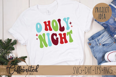 O Holy Night Retro svg SVG Caffeinated SVGs 