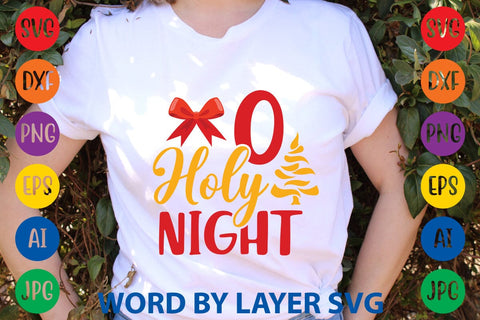 O Holy Night SVG DESIGN SVG Rafiqul20606 