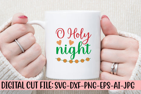 O Holy Night SVG Design SVG Syaman 