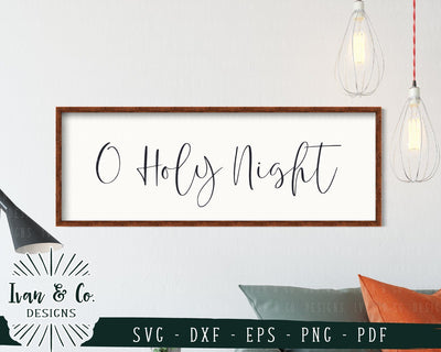 O Holy Night SVG Files | Christmas | Holidays | Winter SVG (739804154) SVG Ivan & Co. Designs 