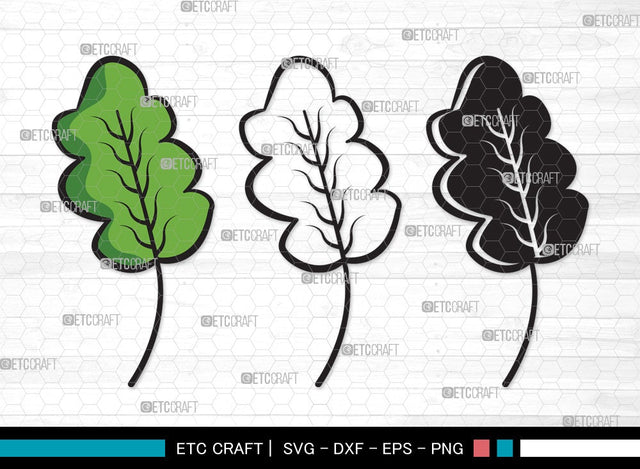 Oak Leaves SVG | Oak Leafs Svg | Fall Leaves Svg | Leaves Svg | Oak Leaves Clipart SVG ETC Craft 