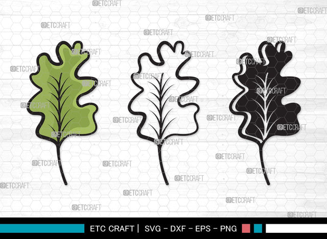 Oak Leaves SVG | Oak Leafs Svg | Fall Leaves Svg | Leaves Svg | Oak Leaves Clipart SVG ETC Craft 