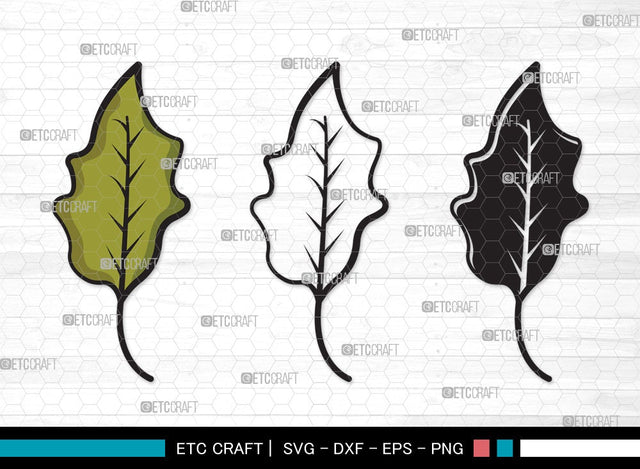 Oak Leaves SVG | Oak Leafs Svg | Fall Leaves Svg | Leaves Svg | Oak Leaves Clipart SVG ETC Craft 