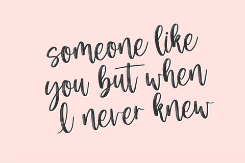 Oakblush Font Qwrtype Foundry 