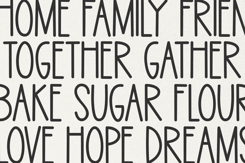 Oakland - Tall Farmhouse Font Font KA Designs 