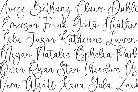 Oakleigh - Modern Script Font Font KA Designs 