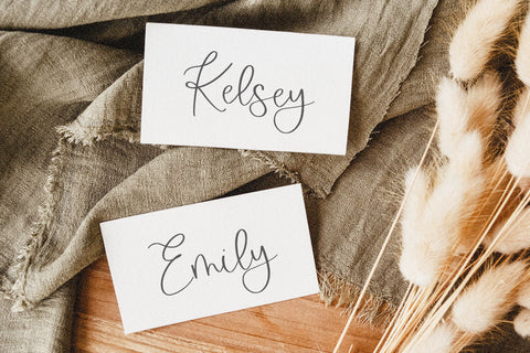 Oakleigh - Modern Script Font Font KA Designs 