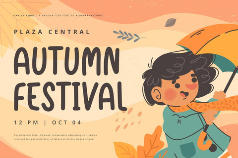 Oakley Ridge - Handwritten Font Font Alpaprana Studio 