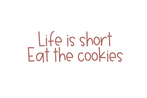 Oatmeal Cookies - Fun Handwritten Font Font KA Designs 