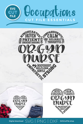 OBGYN nurse svg subway art SVG SVG Cut File 