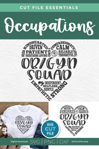OBGYN svg, OB-GYN svg, ob gyn squad svg SVG SVG Cut File 