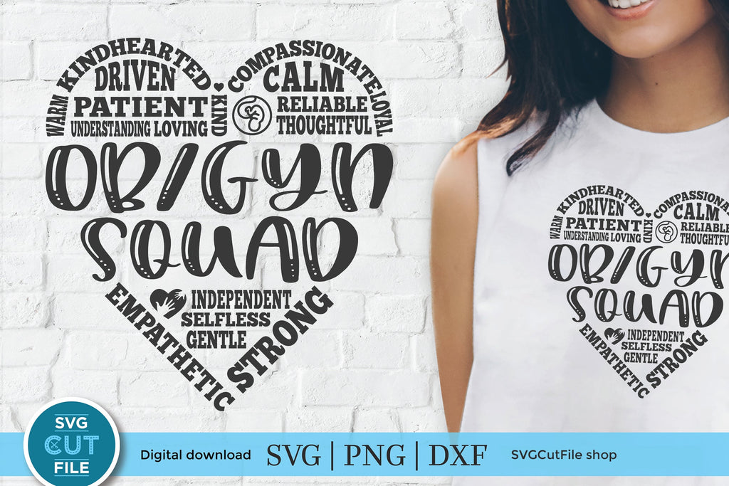 OBGYN svg, OB-GYN svg, ob gyn squad svg - So Fontsy