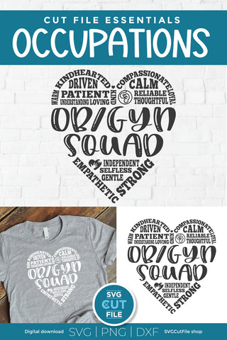OBGYN svg, OB-GYN svg, ob gyn squad svg SVG SVG Cut File 