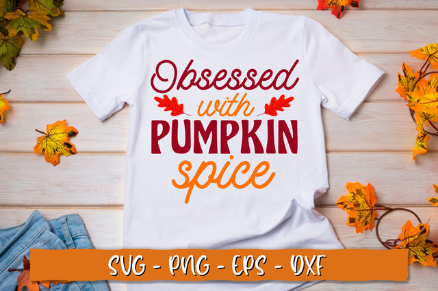 Obsessed with pumpkin spice SVG, Retro Fall SVG Shetara Begum 