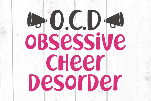 Obsessive Cheer Disorder Svg SVG cricutfilesmg 