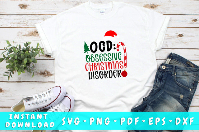 Obsessive Christmas Disorder SVG SVG HappyDesignStudio 