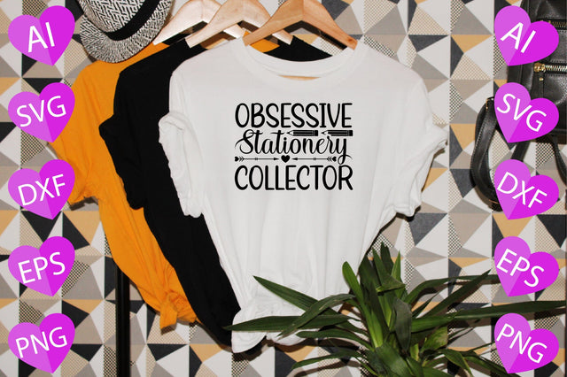 Obsessive Stationery Collector SVG CraftlabSvg29 