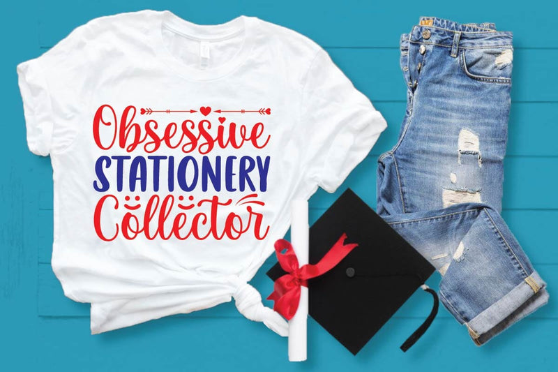 Obsessive Stationery Collector SVG Shahin alam 