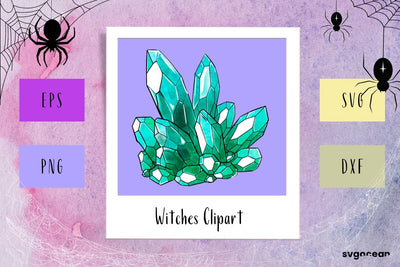 Occult Gemstones Clipart SVG SVG SvgOcean 