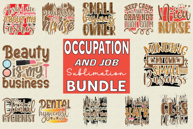 Occupation And Job Sublimation Bundle Sublimation SVGArt 