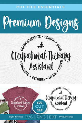Occupational therapy assistant svg SVG SVG Cut File 