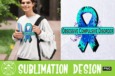 OCD Awareness Ribbon Sublimation Sublimation Last Frontier Design Co. 