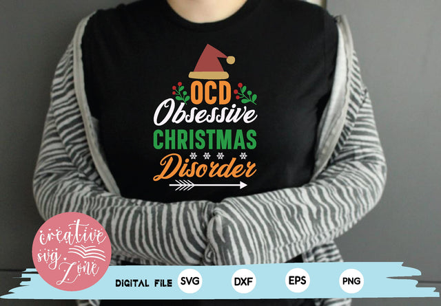 ocd obsessive christmas disorder SVG md faruk hossain 