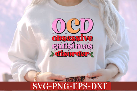 OCD obsessive christmas disorder SVG SVG DESIGNISTIC 