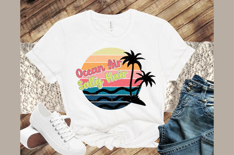 Ocean Air Salty Hair PNG Sublimation Sublimation designartist 