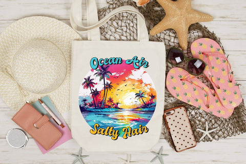 Ocean Air Salty Hair | Summer PNG Sublimation Sublimation CraftLabSVG 