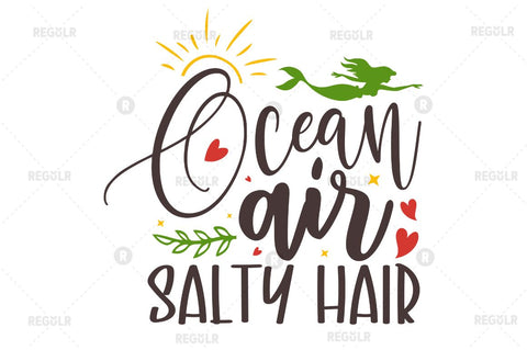 Ocean air salty hair SVG SVG Regulrcrative 