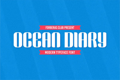 Ocean Diary Font Forberas 