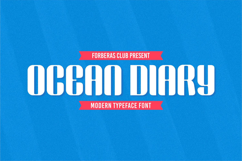 Ocean Diary Font Forberas 