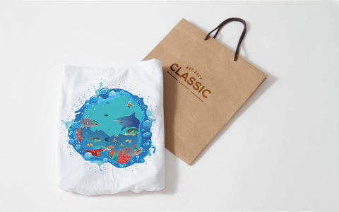 Ocean Fish Underwater SVG T-Shirt Design SVG naemmiah021 