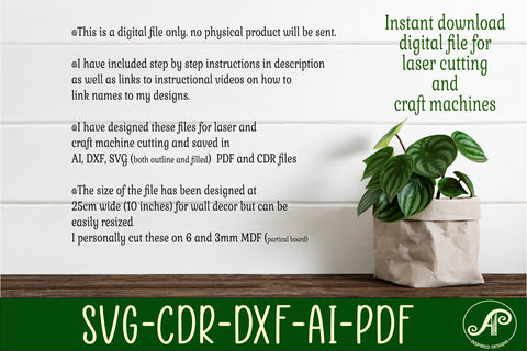 Ocean fishing personalized name sign svg laser cut template SVG APInspireddesigns 