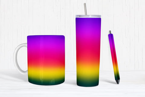 Ocean Gradient Digital Paper Pack, Gradient Background Digital Pattern Natasha Prando 