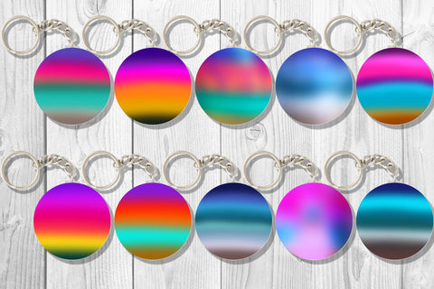 Ocean Gradient keychain bundle Sublimation Natasha Prando 