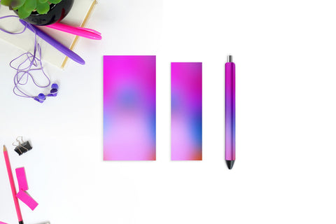 Ocean Gradient pen wraps Sublimation Natasha Prando 