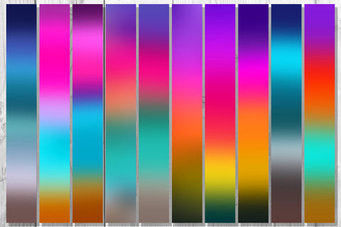 Ocean Gradient Wristlet Keychain Bundle Sublimation Natasha Prando 