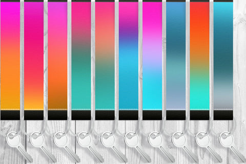 Ocean Gradient Wristlet Keychain Bundle Sublimation Natasha Prando 