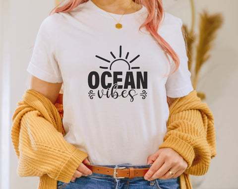 Ocean Quotes SVG Bundle, 6 Designs, Ocean Vibes SVG, Ocean Mode SVG, Meet Me At The Ocean SVG, Ocean Is My Happy Place SVG SVG HappyDesignStudio 