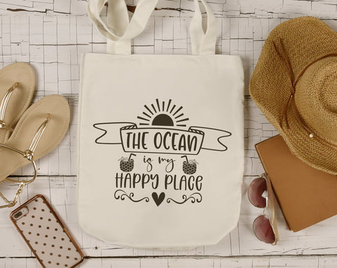 Ocean Quotes SVG Bundle, 6 Designs, Ocean Vibes SVG, Ocean Mode SVG, Meet Me At The Ocean SVG, Ocean Is My Happy Place SVG SVG HappyDesignStudio 