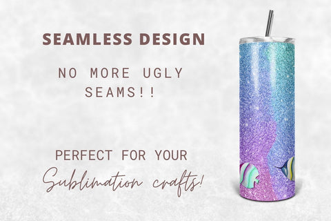 Ocean Tumbler Sublimation, 20 oz tumbler Design, Straight & Tapered Tumblers Sublimation TumblersByPhill 