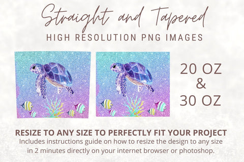 Ocean Tumbler Sublimation, 20 oz tumbler Design, Straight & Tapered Tumblers Sublimation TumblersByPhill 