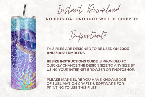 Ocean Tumbler Sublimation, 20 oz tumbler Design, Straight & Tapered Tumblers Sublimation TumblersByPhill 