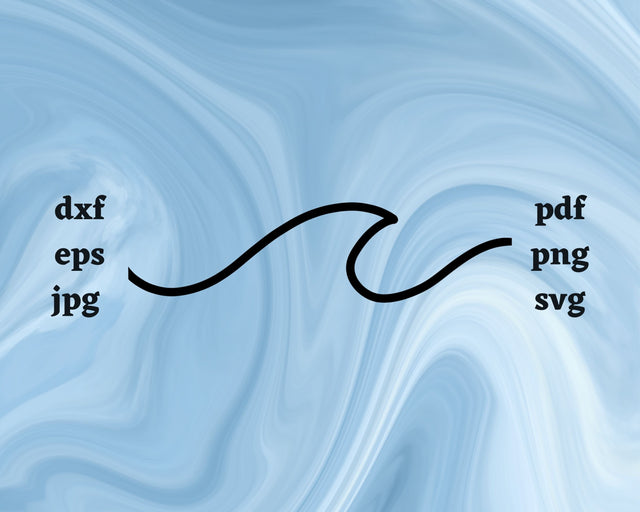Ocean Waves SVG Cut File SVG Northern Light SVG 