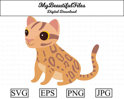 Ocelot - Animal SVG MyBeautifulFiles 