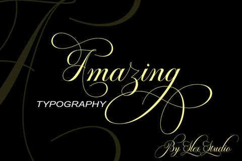 Octagon Calligraphy Font Slex Creative 